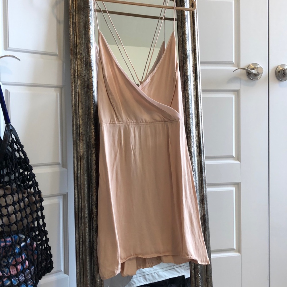 Silk mini dress